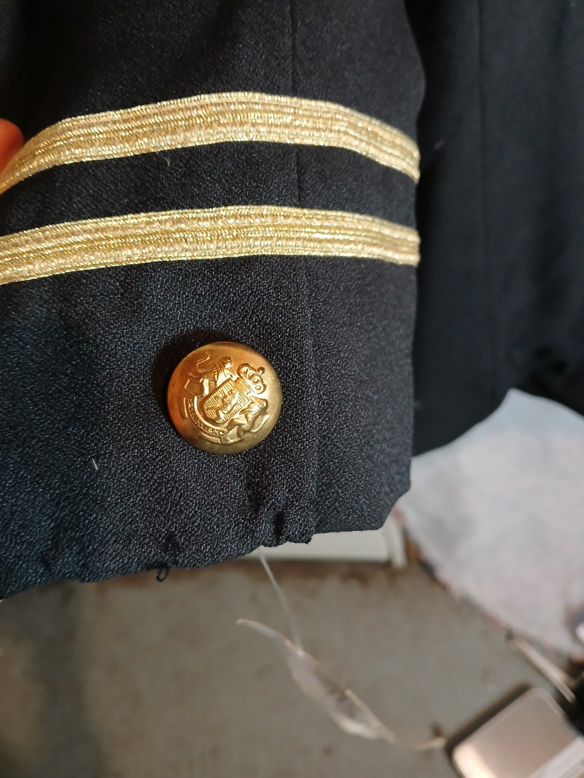 Vintage Christina James Women’s Blazer Service Uniform Jacket Size 16