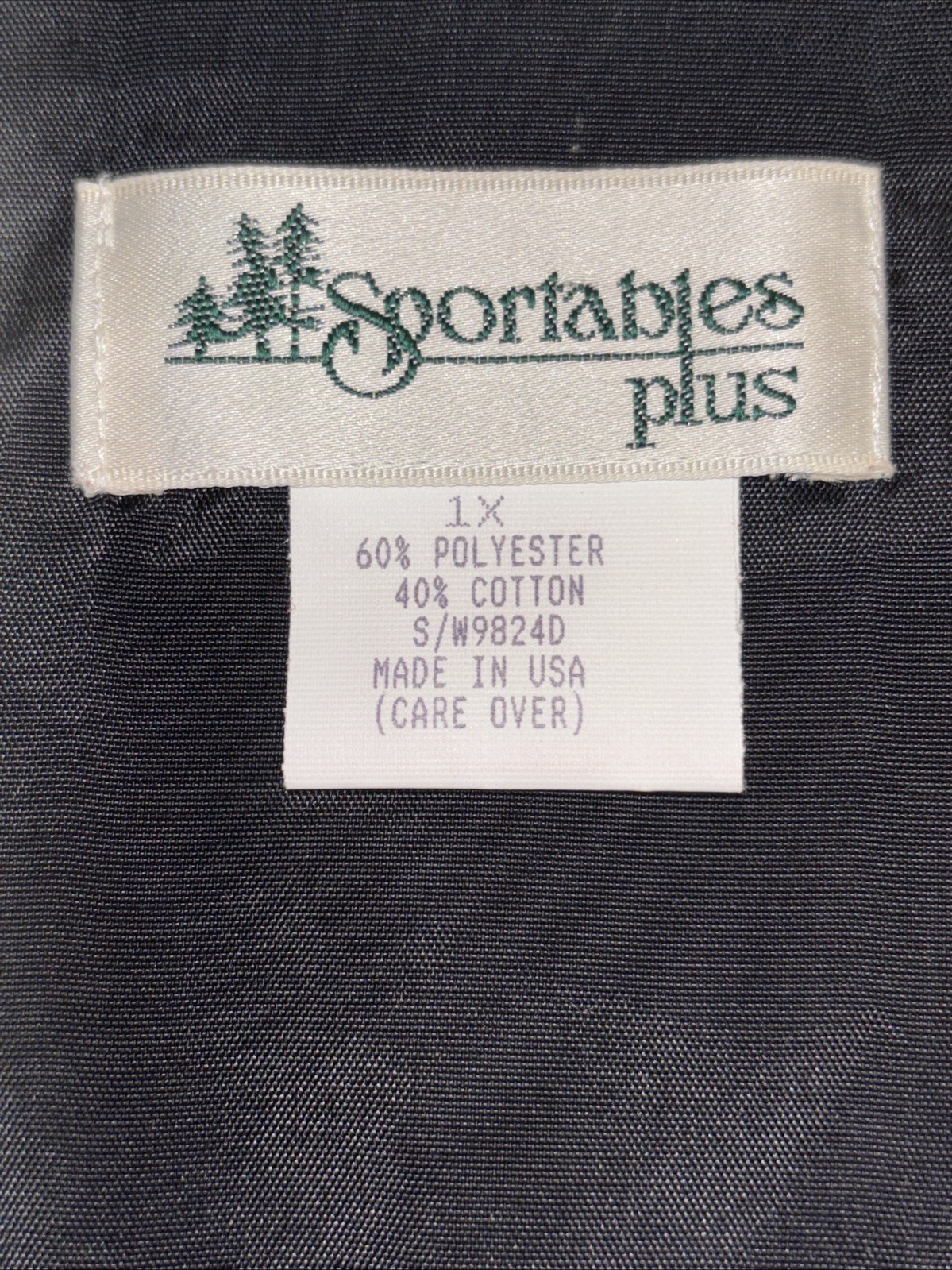 Sportables Plus Vintage Christmas Vest 1x Unisex Ugly Holiday Santa 90s