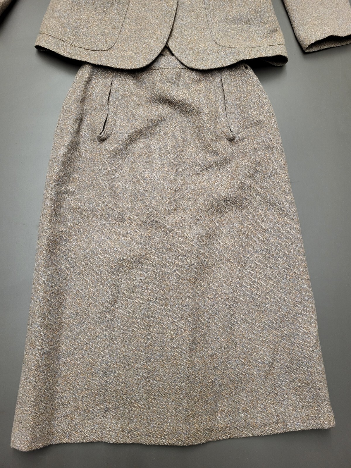 Vintage Beene Bag Wool Suit Small Women’s Harris Tweed Sz 6 Geoffrey Beene
