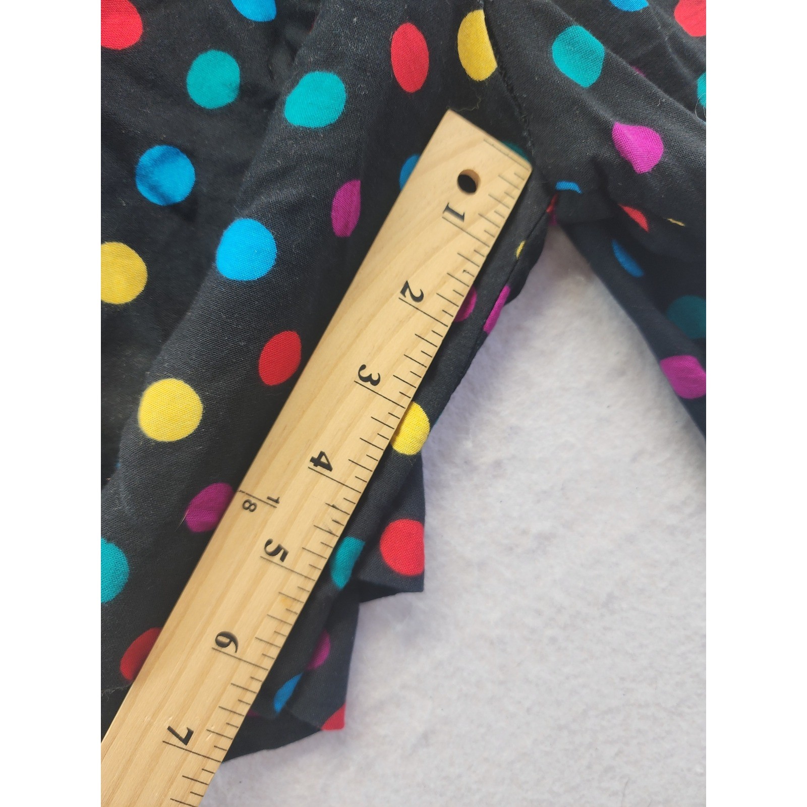 Vintage Bobbie Brooks Polka Dot Shorts Small Multicolor High Waist 80s 90s