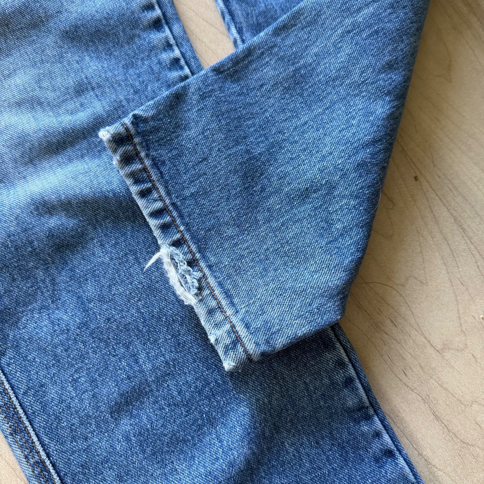 Vintage Stonwashed 90’s Marithé François Girbaud V-Panel Fly Tag Jeans Sz 13 14