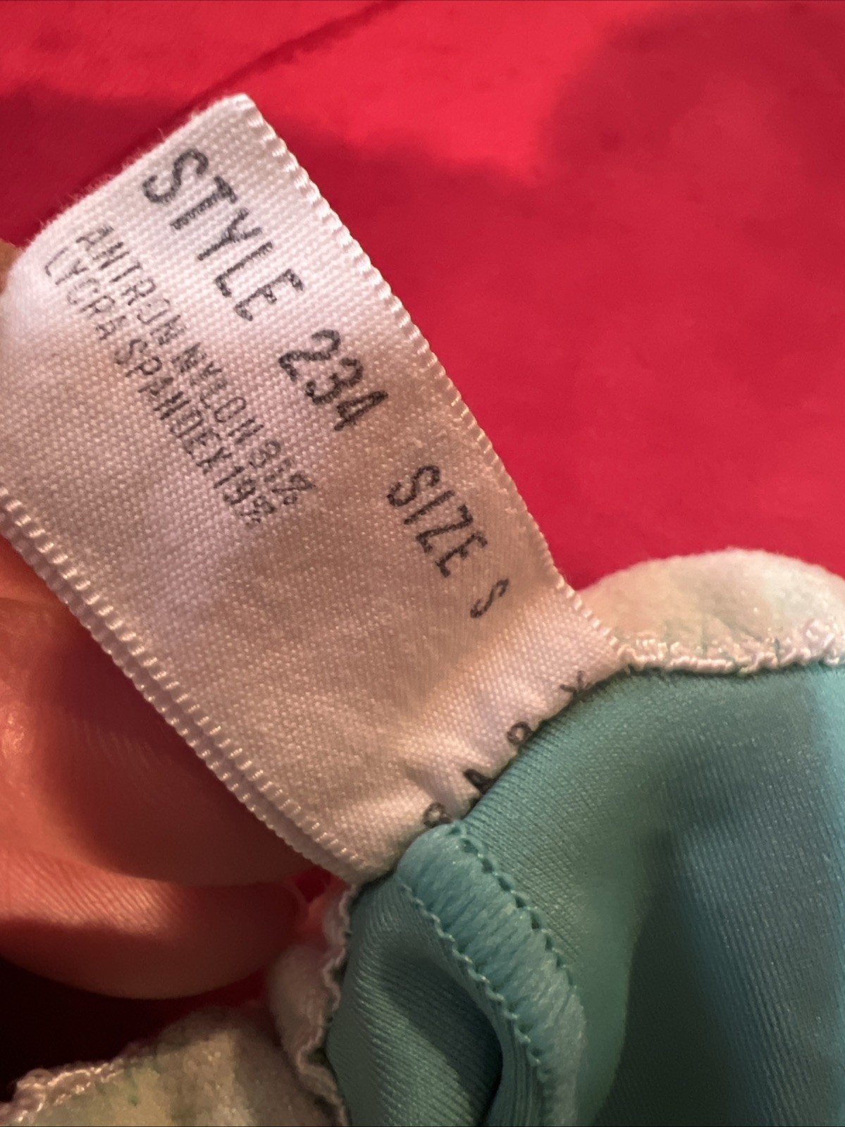 Vtg 60’s Hollywood Vassarette Pettipants Panty Girdle Lace Sea Foam Green Small