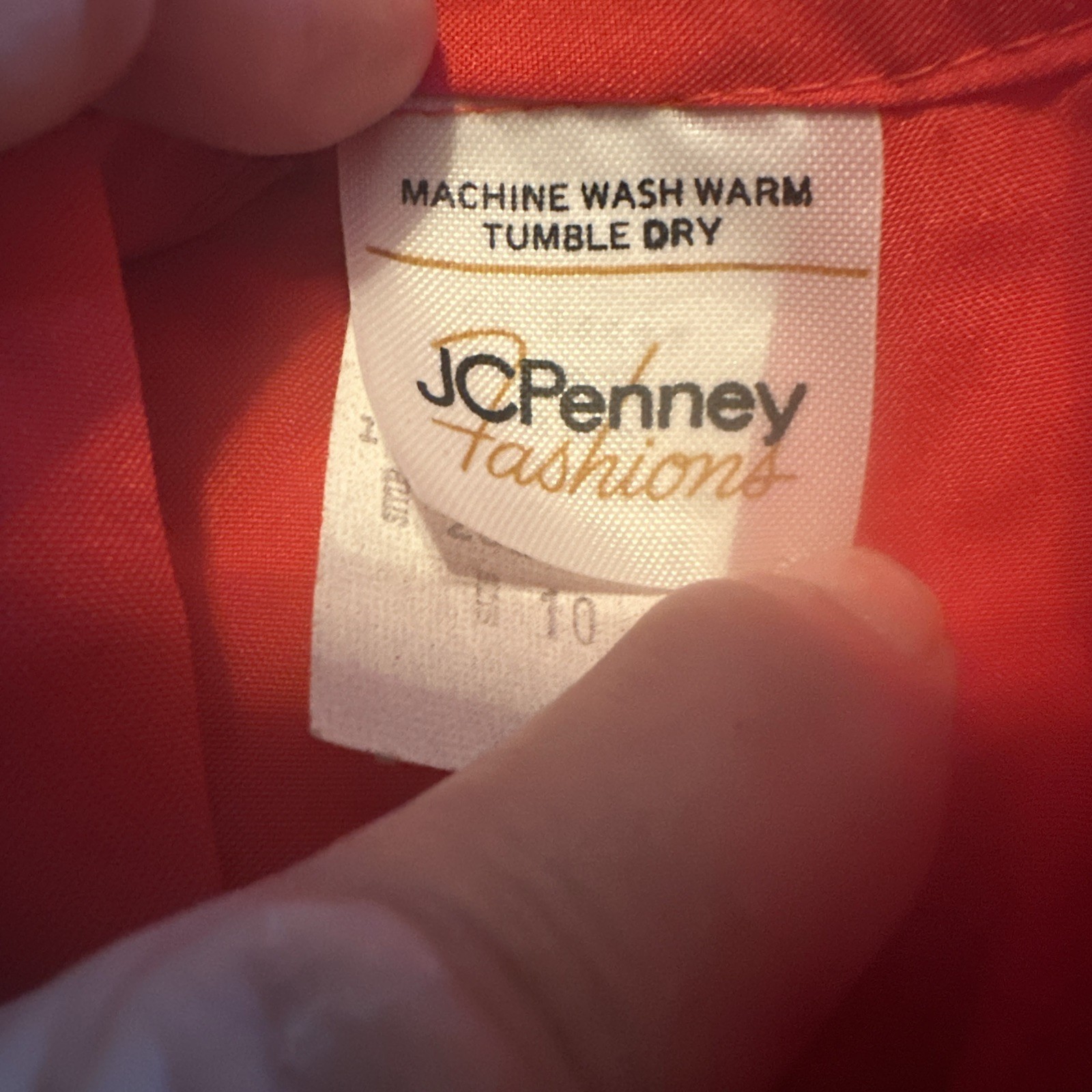 Vtg J C PENNEY FASHIONS White Blouse W/Black Polka Dots Bow 70’s Secretary Look