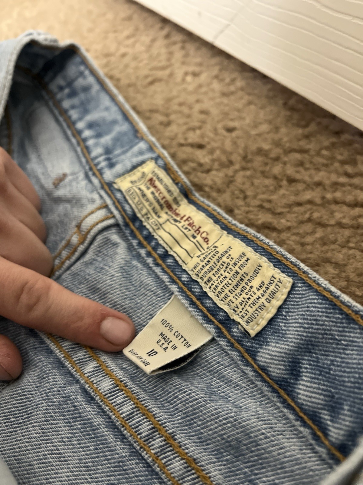 Vintage 90s Abercrombie & Fitch Women’s Straight Leg Jeans Sz 10