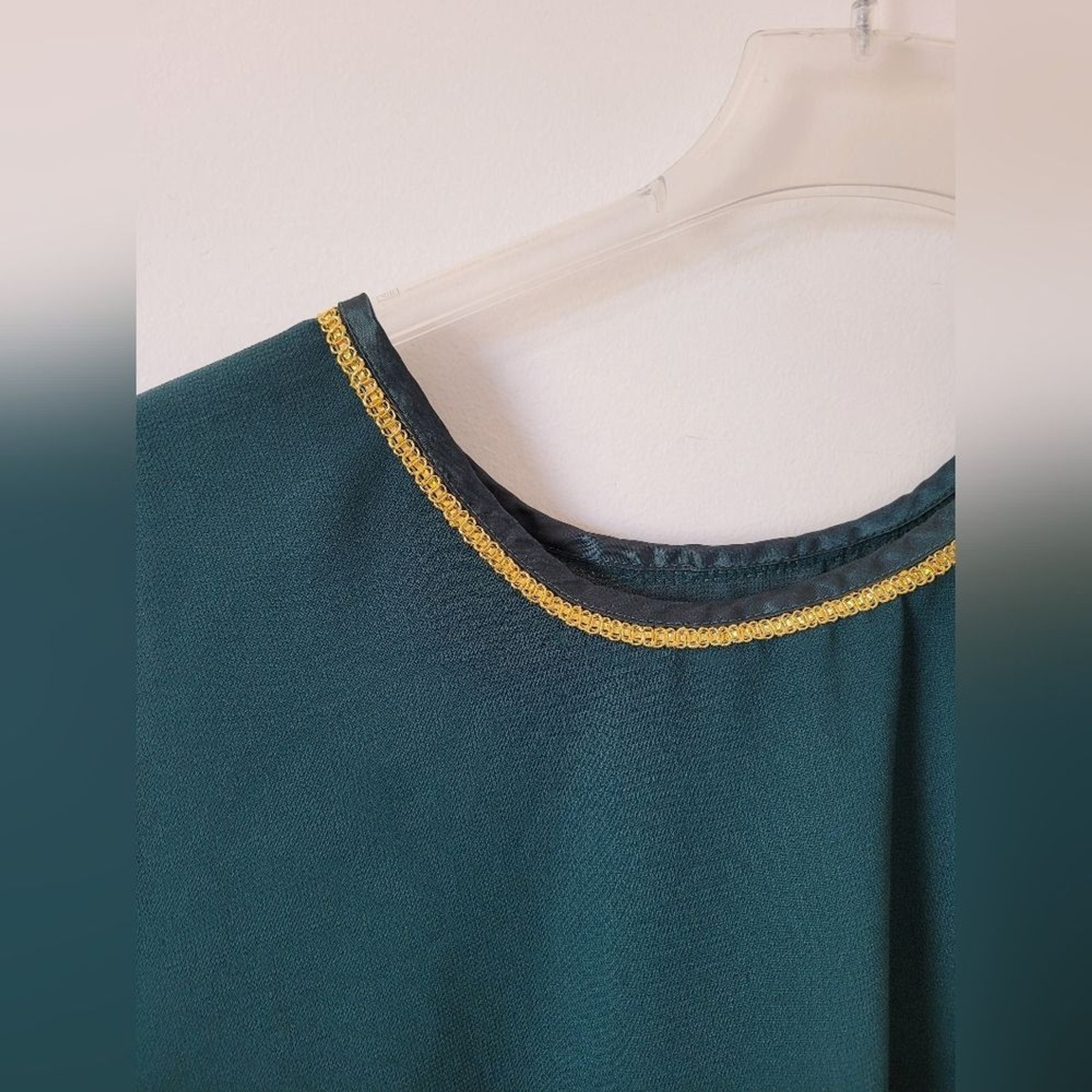 Vintage F.A.D. Emerald Green 2 Piece Skirt Set Retro Grandma Pleat Plus Size 2X