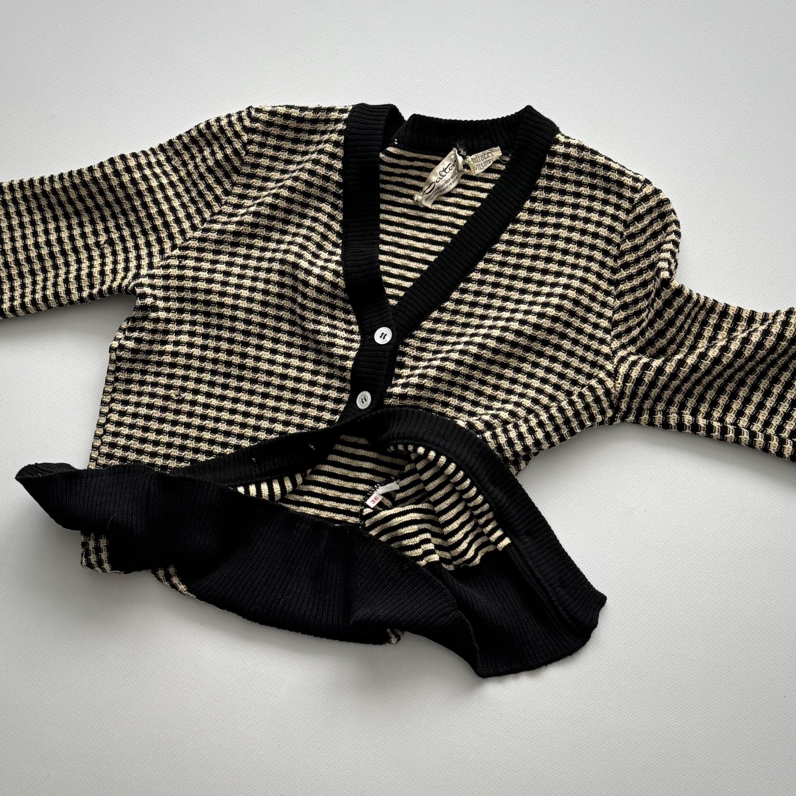 1960s American Vintage Dalton 'for Bullocks Wilshire’ USA Women’s Wool Cardigan