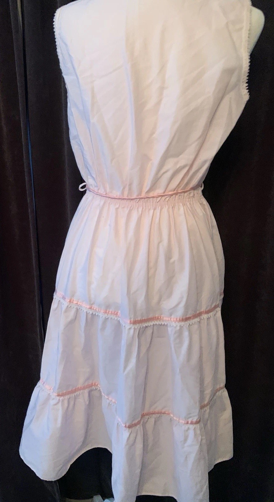 Vintage Shelly Michaels Embroidered Sundress Junior Size 13/14 (Fits like XS)