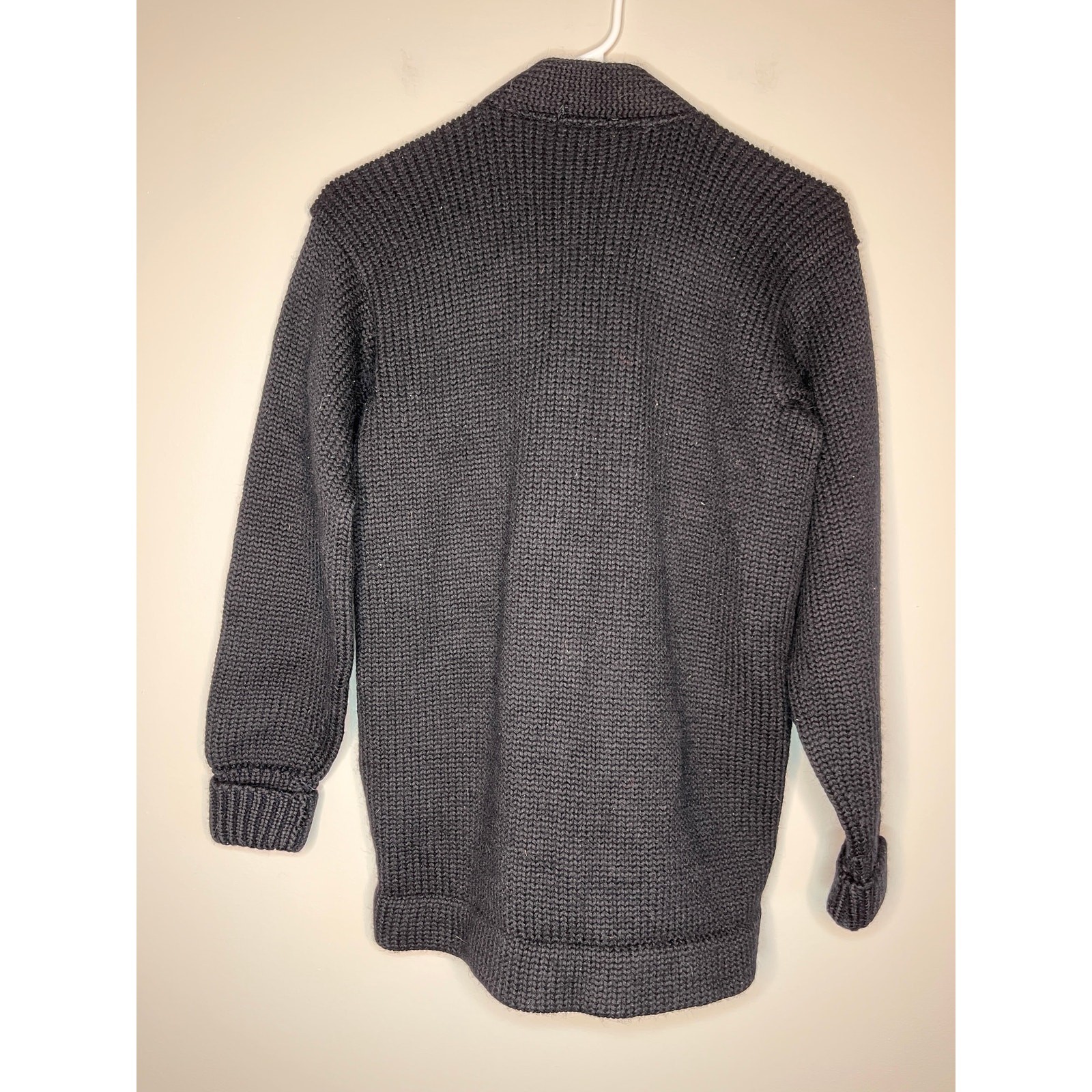 1940s Shenk Bros Black Maroon Library Book Reader Novel Patch Varsity Cardigan M