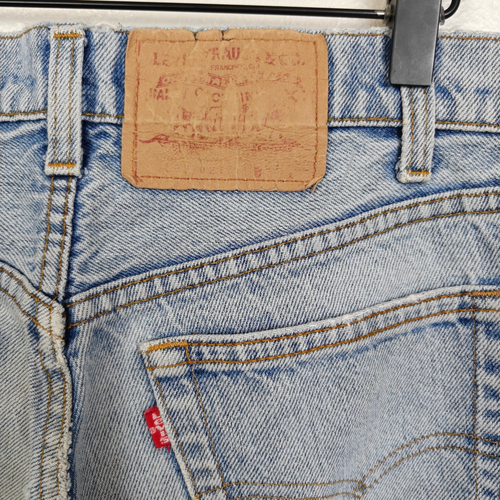 Vintage 90s Levi’s 505 Jeans Womens 26 Light Wash Distressed Grunge Aesthetic