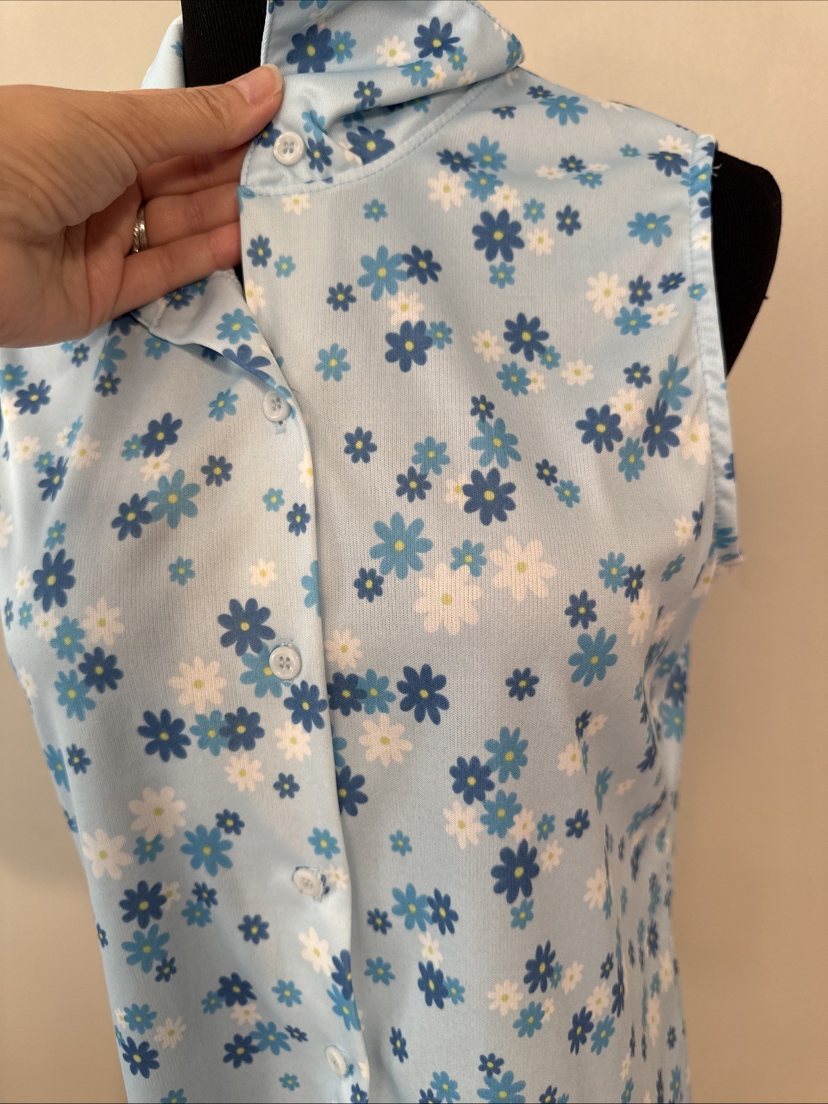 Vintage Xhilaration 90’s Does The 60’s Tank Blouse Groovy Flower Power USA XL