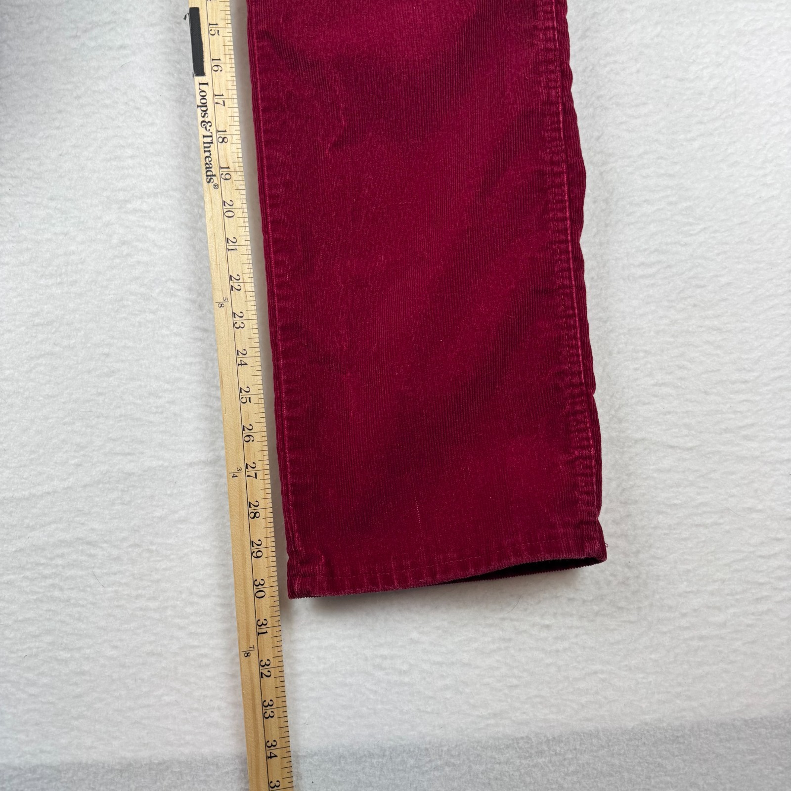 VTG 70s Sears Roebuck Jeans That Fit Women’s 10 26×30 Red Corduroy Talon 42 USA