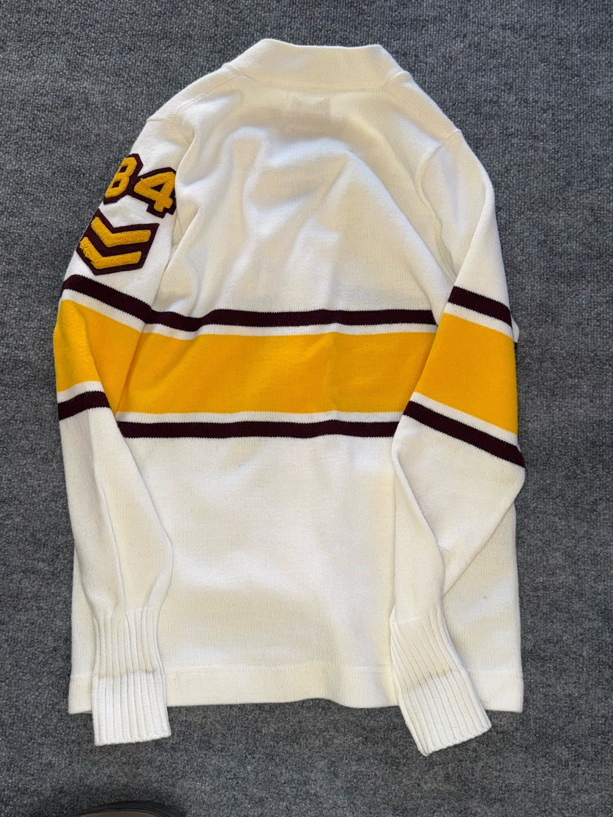 Vintage rare Cheerleader Supply Co. Inc. Cheerleader Sweater DEBRA VARSITY S40