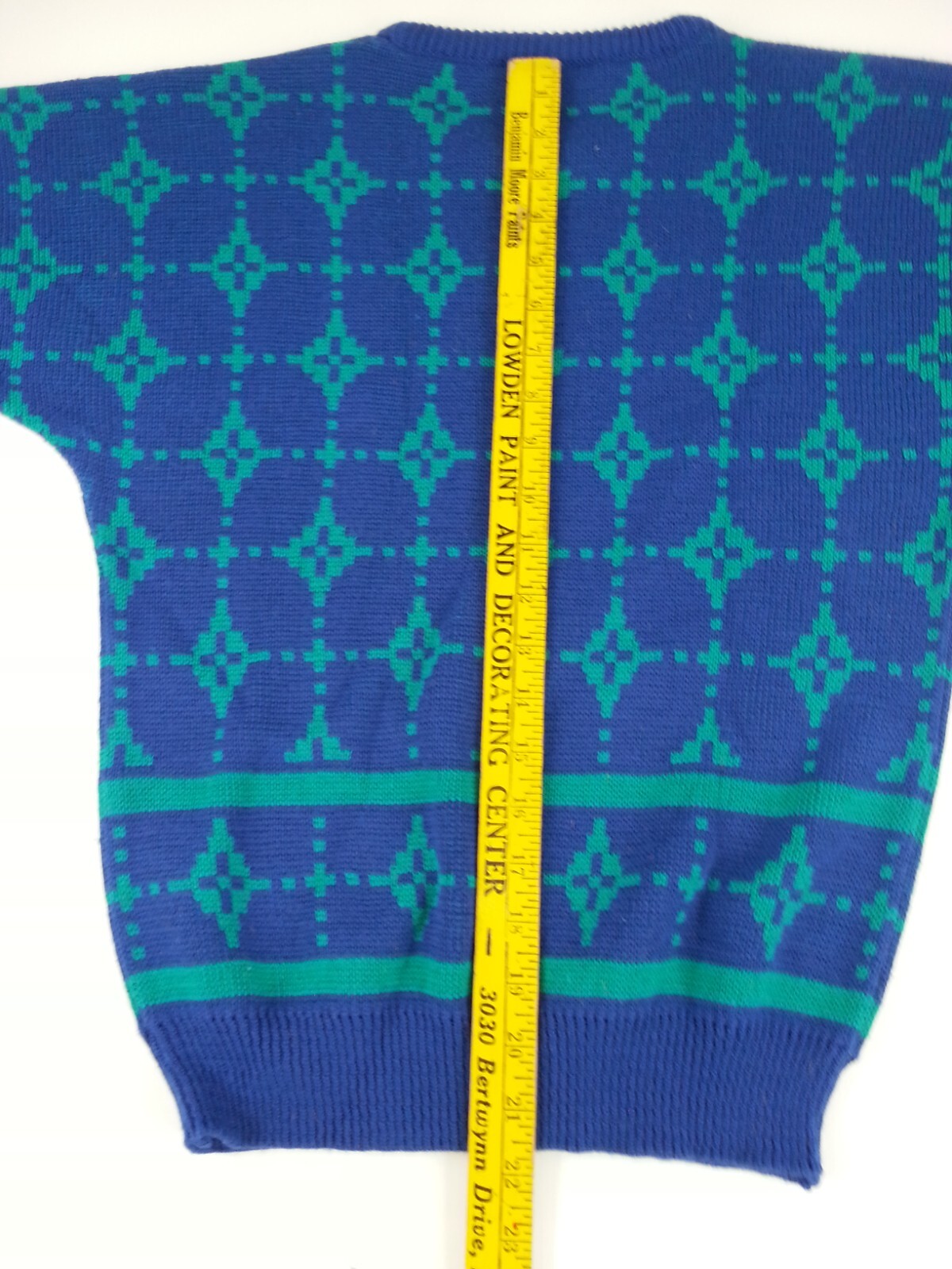 Vintage Folio Fire Islander Short Sleeve Knit Sweater Shirt