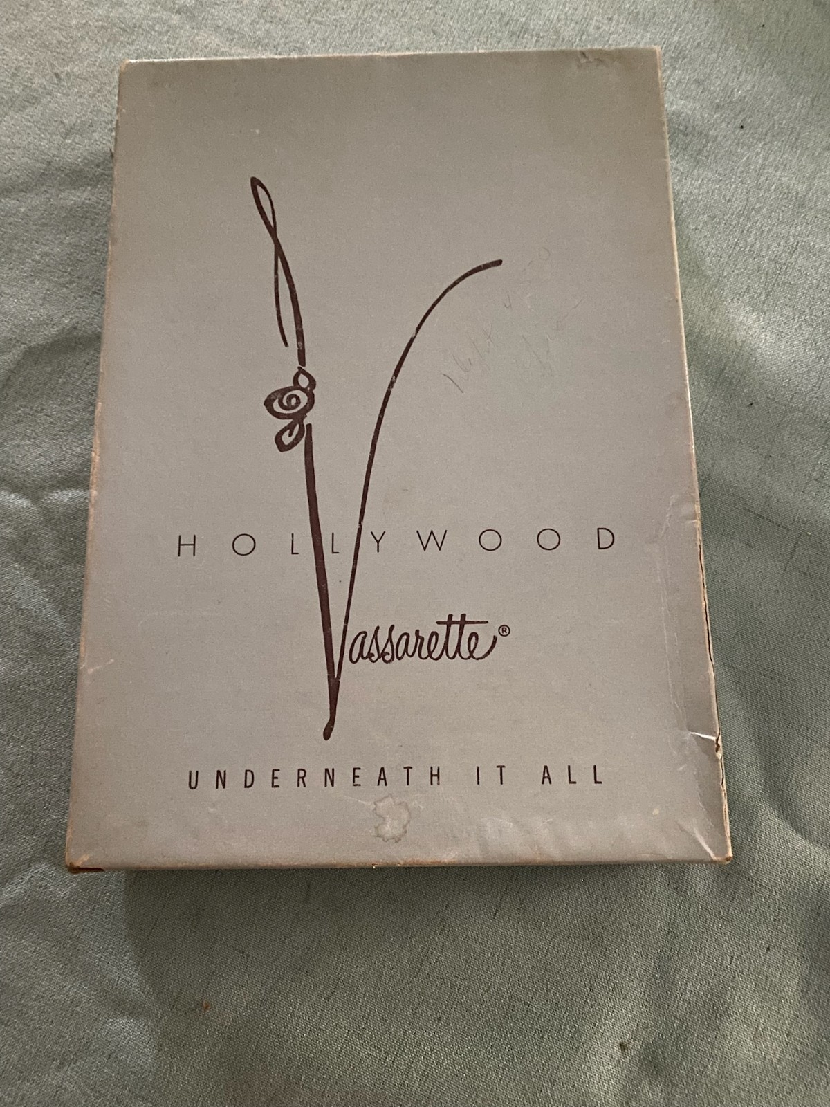 Vintage Hollywood Vassarette Lingerie Box Empty Munsingwear 1950s Boudoir Prop