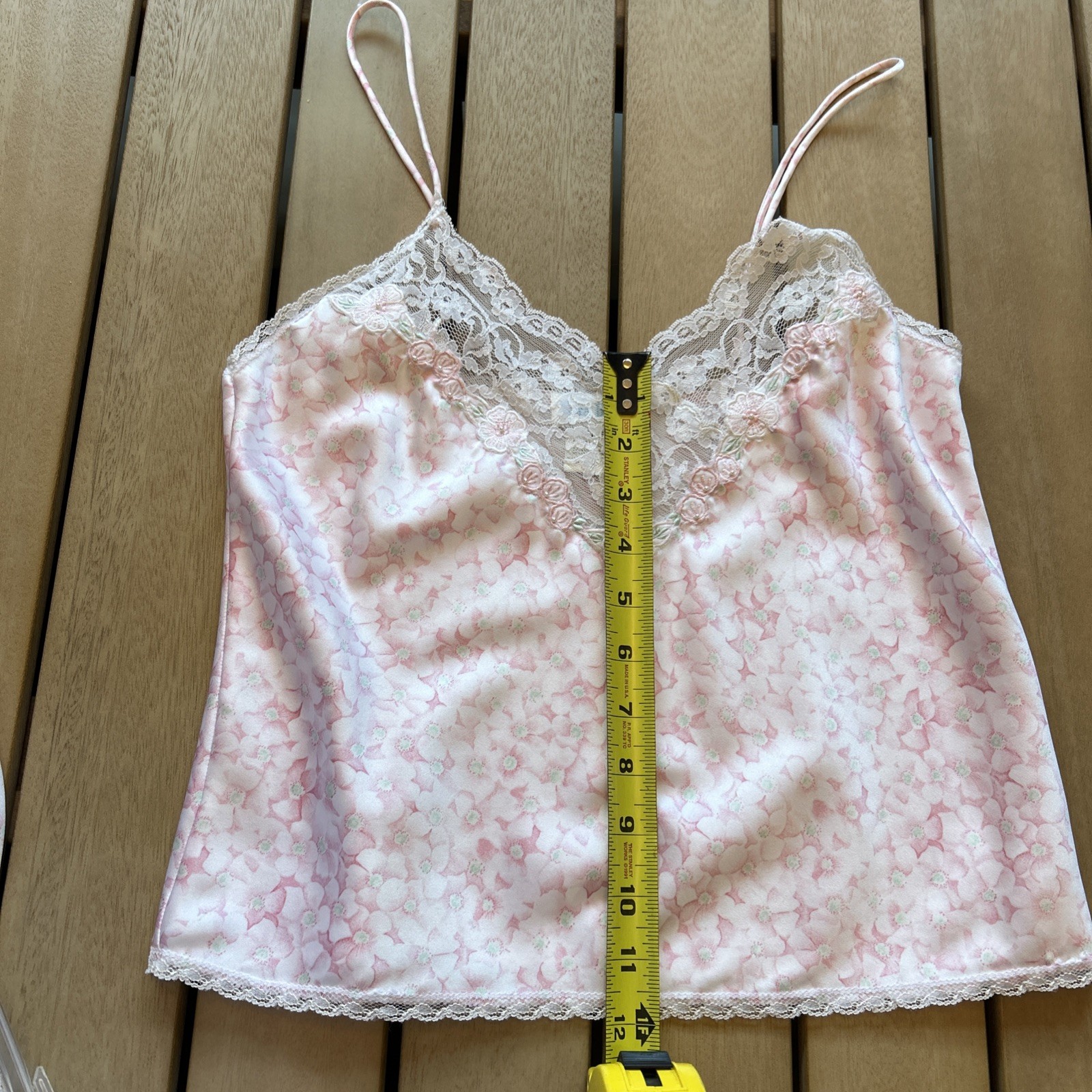 Vintage 1980s Pink Sara Beth Lingerie Set – Satin Cami & Shorts – NOS Never Worn