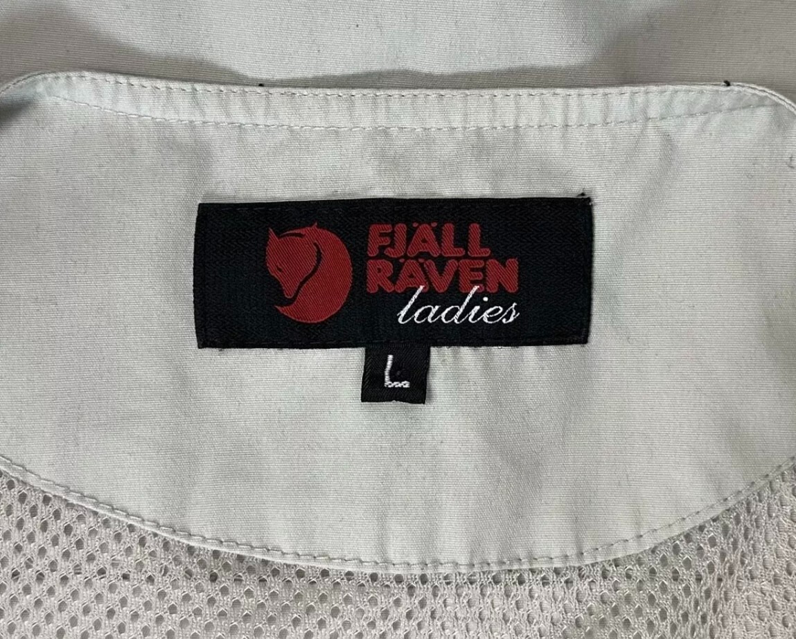 90’s Fjallraven G1000 Jacket Waistcoat Logo Zipper Pockets Women’s Size L