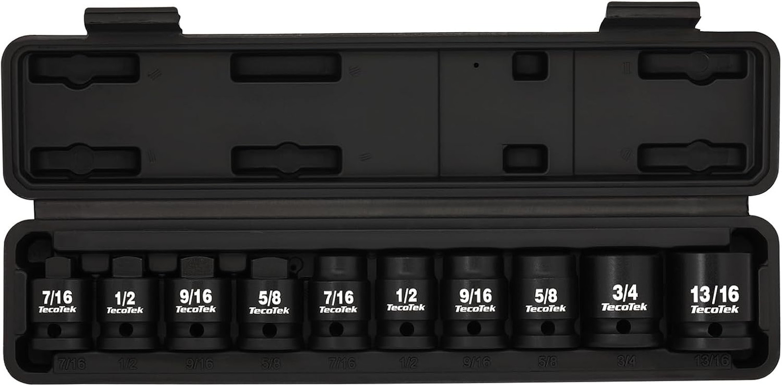 1/2″ Drive Pipe Plug Socket Set, Square Drive Socket, 10-Piece, SAE, 4 Point Soc