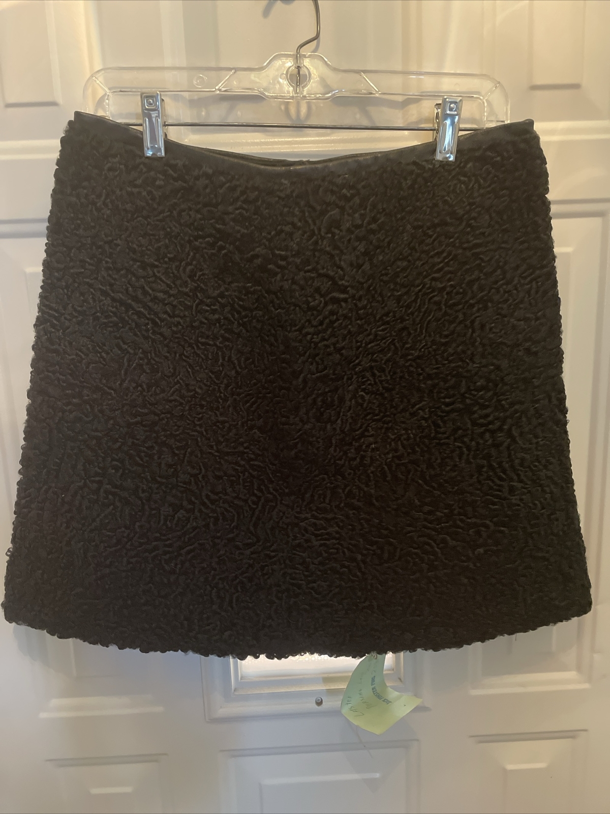 Curly Persian Lamb Wool Skirt
