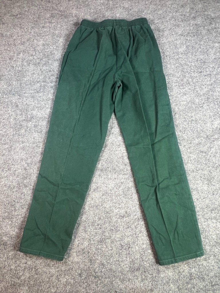 Vintage Cascade Blues Pants 10 Short Green Pull On Elastic Waist 90s Normcore