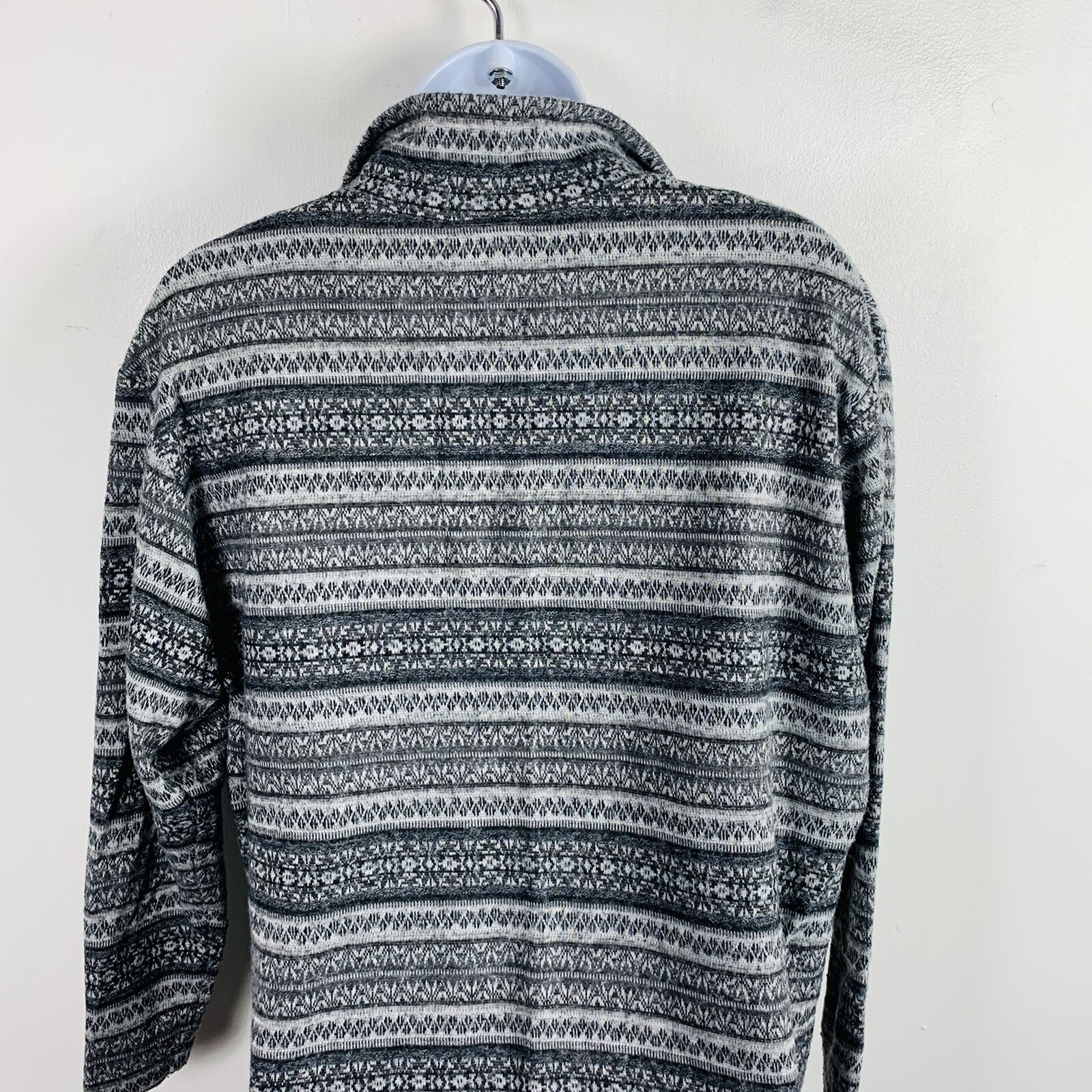 Fraizer Lawrence Striped Pullover sz S 1/4 Zip Long Sleeve Winter Casual VINTAGE