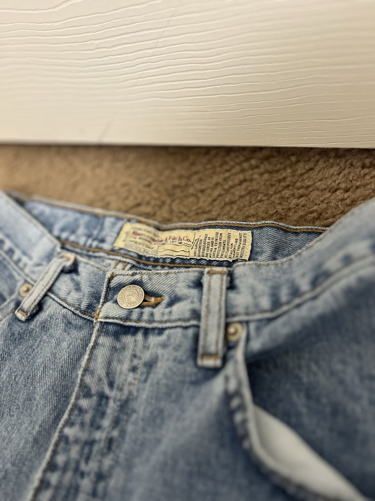 Vintage 90s Abercrombie & Fitch Women’s Straight Leg Jeans Sz 10