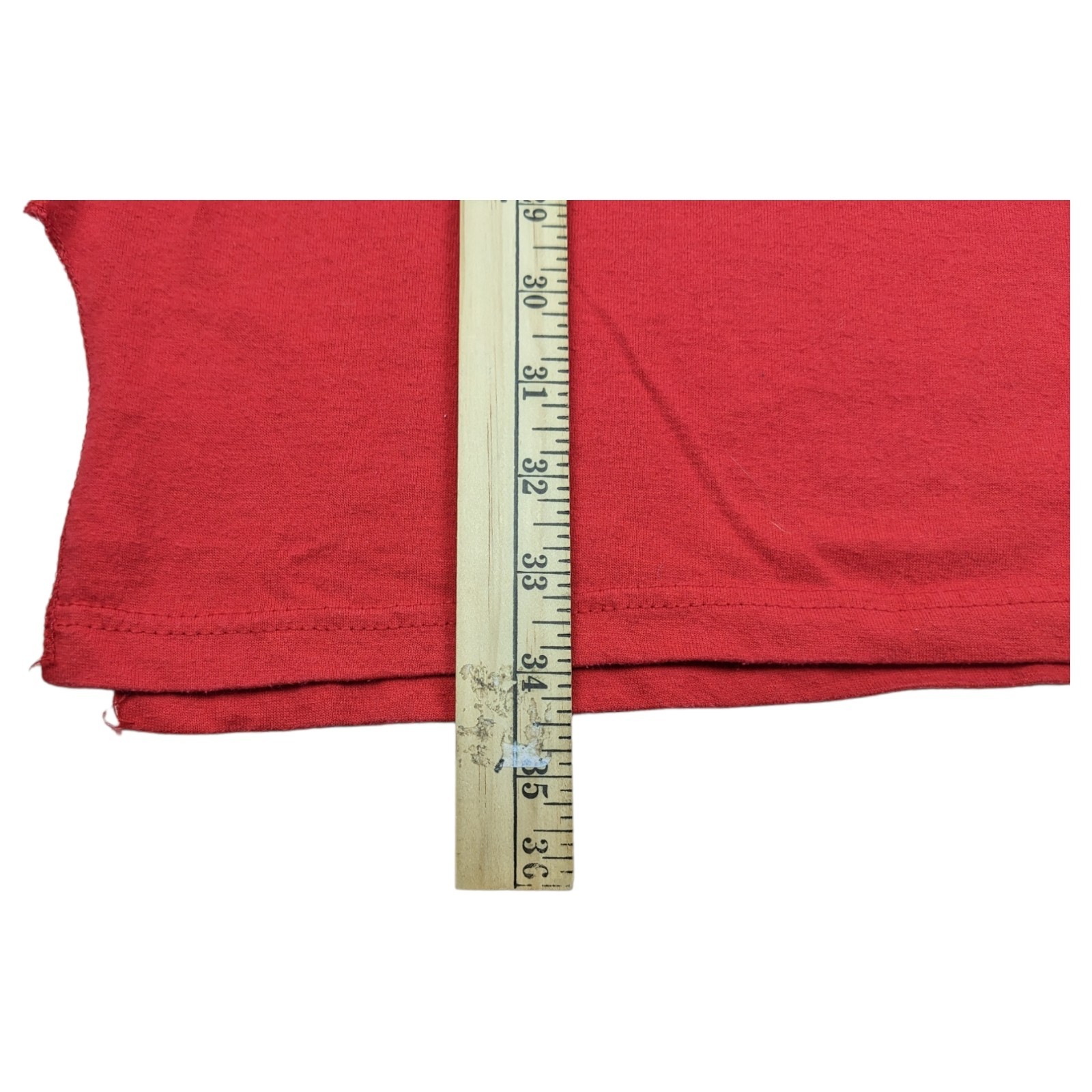 Vintage 80s 90s Single Stitch Jerzees Russell Made In USA Womens Red L Horse