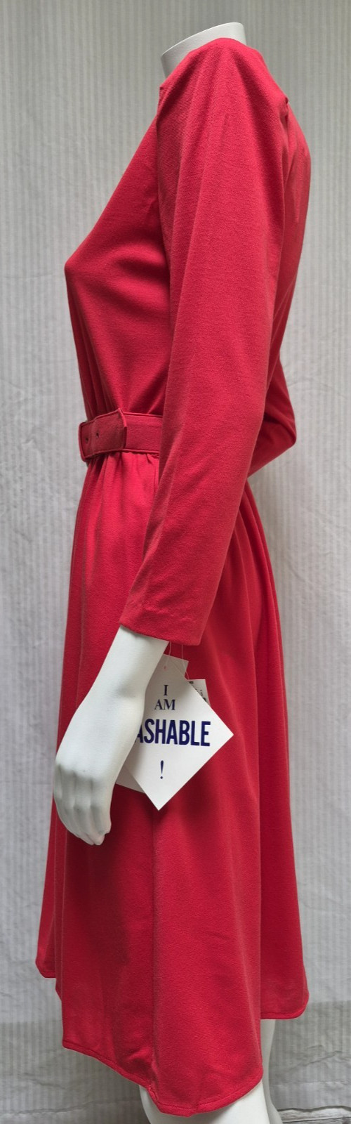 NWT Vintage 1980s TABBY CALIFORNIA Red Dress with BELT – Size M