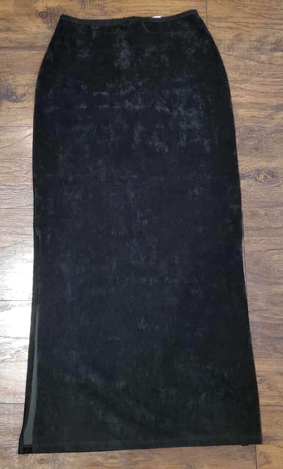 Hot Kiss Maxi Skirt VTG Velvet Medium Made In The USA – New With Tags – Rare