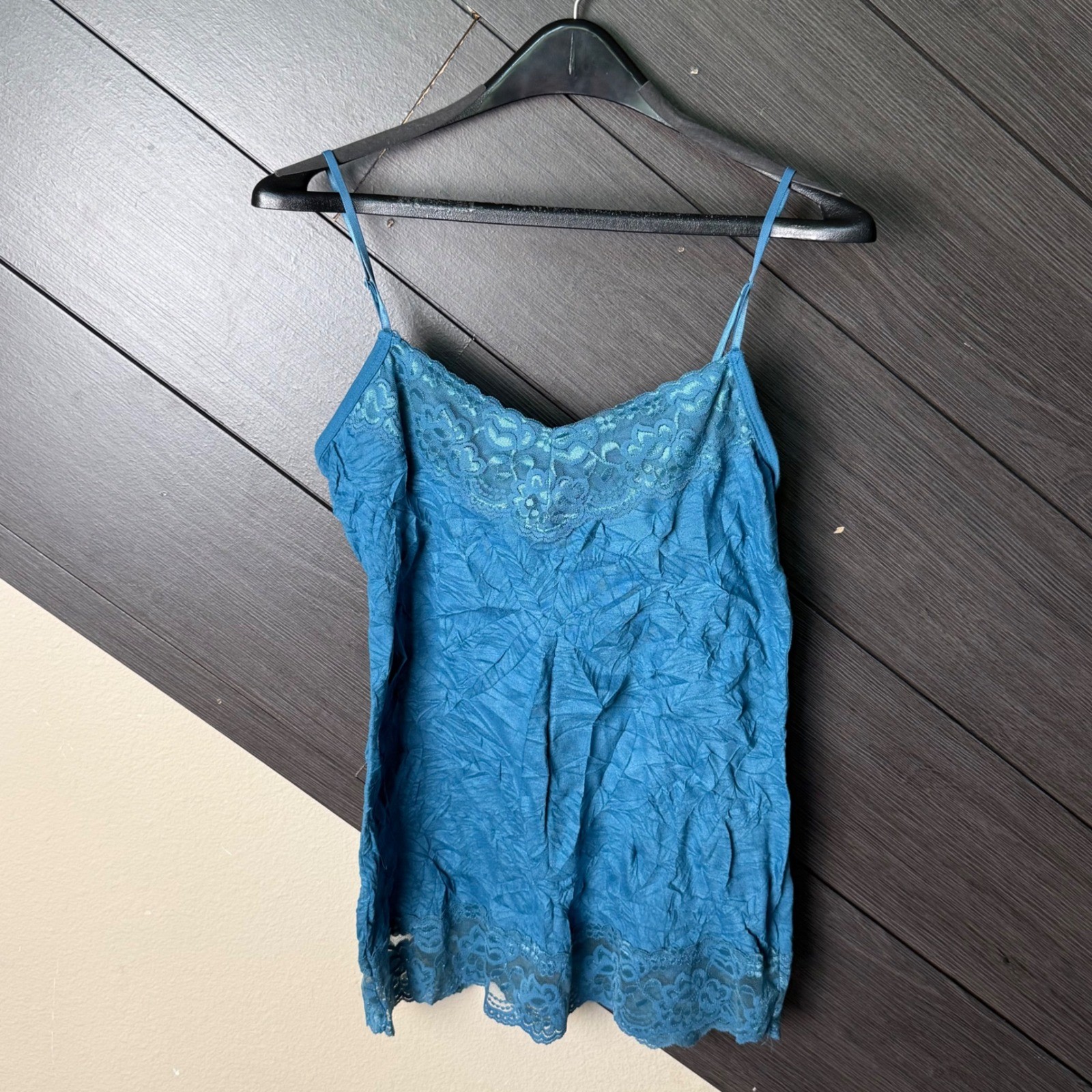 Maurices Women’s Lace Trim Cami Tank Top Bundle Large Y2K