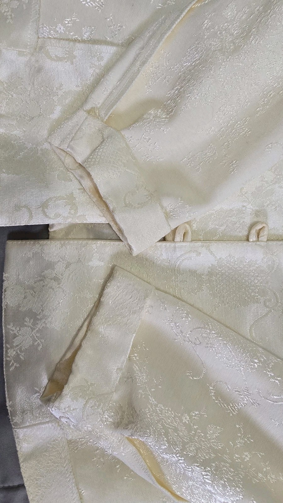 Vintage 1980s Nah Nah Petite Brocade Skirt Suit Ivory Bridal Cottage core