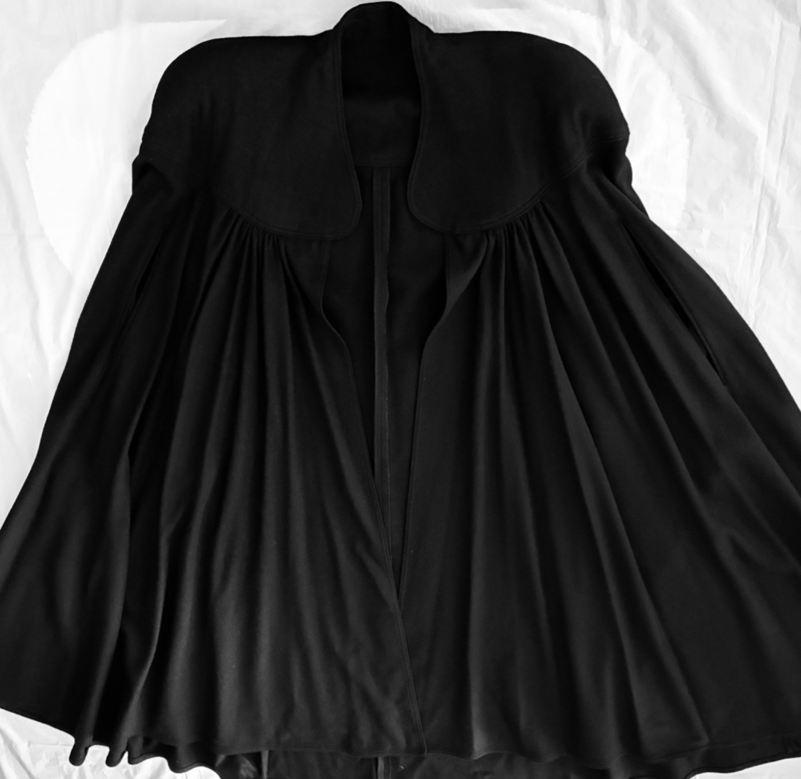 C’est Simone Black Maxi Cape Medium