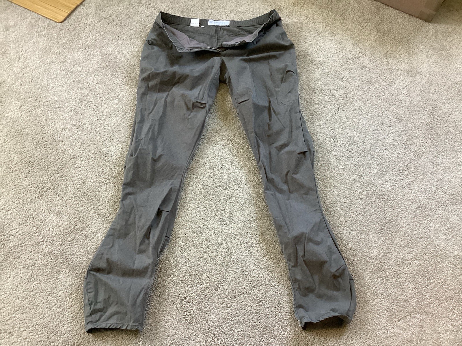 Hussein Chalayan Vintage Pants Size 48 Pin Tuck Pleating Gray Made In Italy