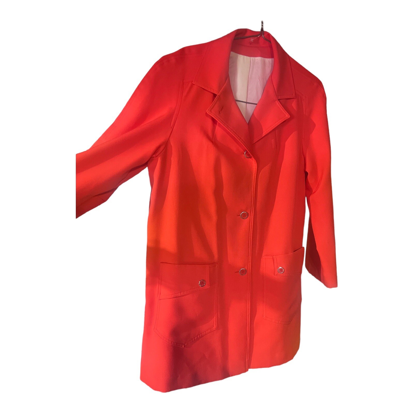 Vintage Jerold Women’s X-Large Orange Jacket ~medium Length