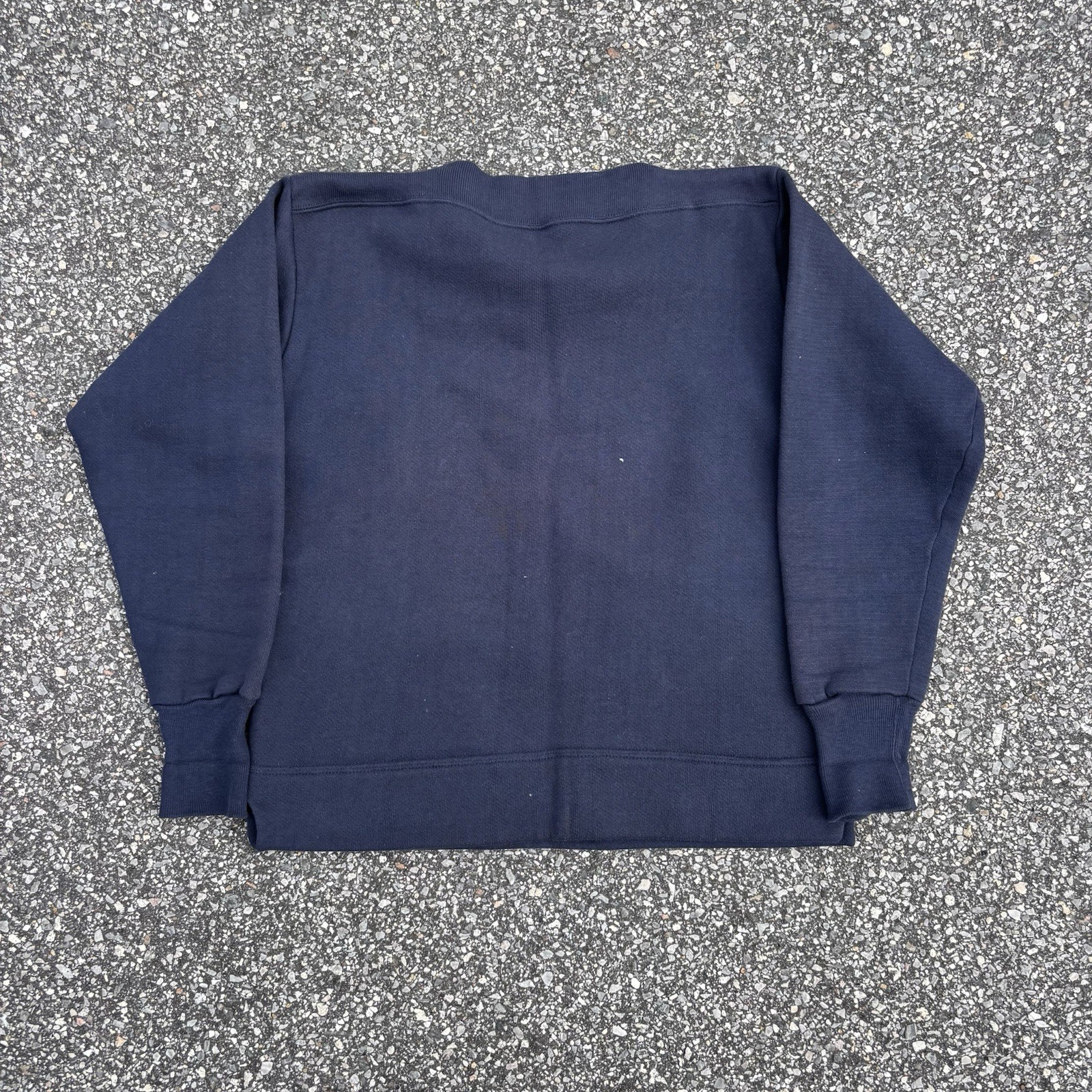 Vtg 50s Flock Boat Neck Sweatshirt Yale University Fraternity Playmate 19×25