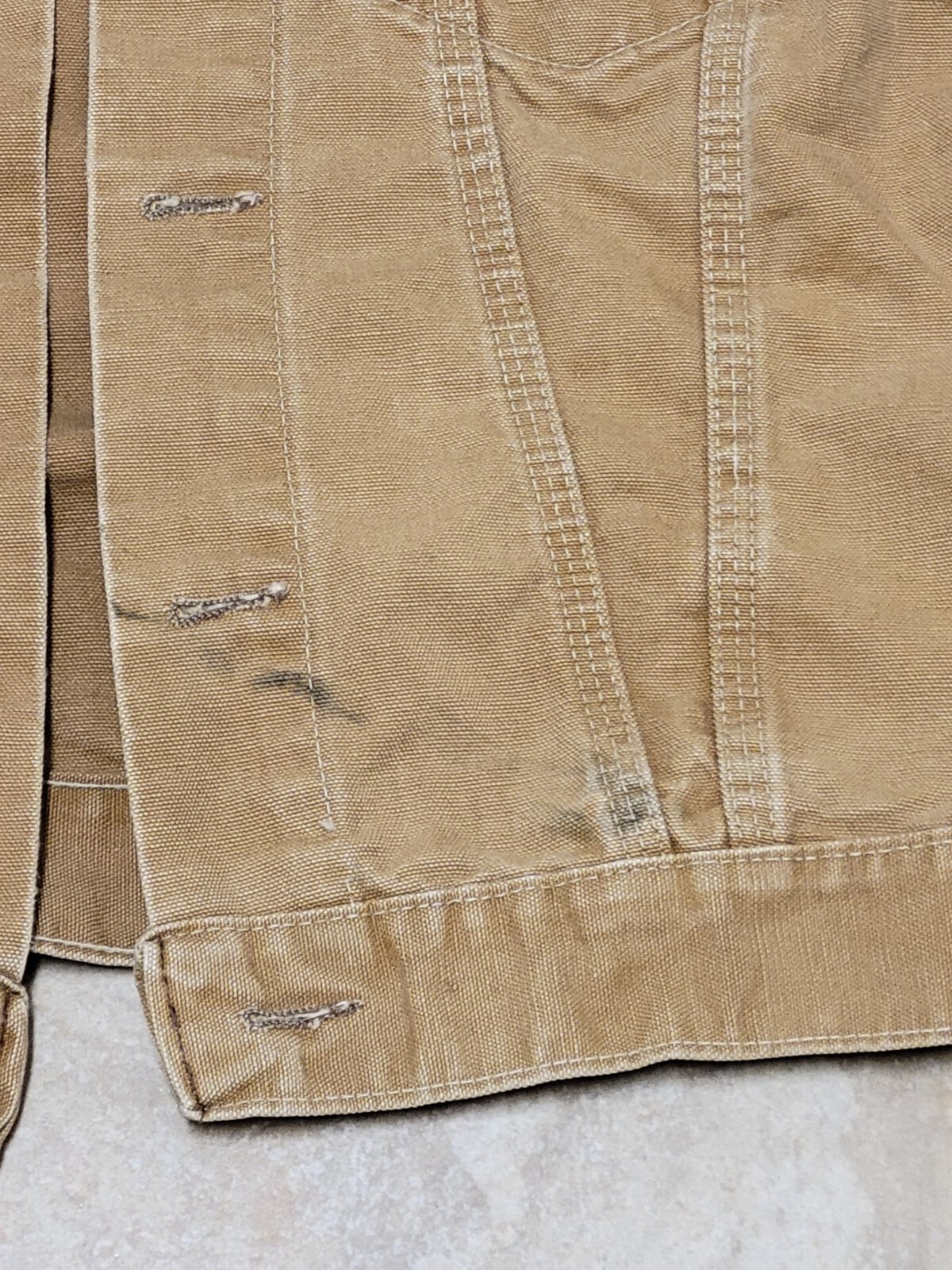 Carhartt 6WJ 1970’s Trucker Jacket Rare Vintage, Size 38