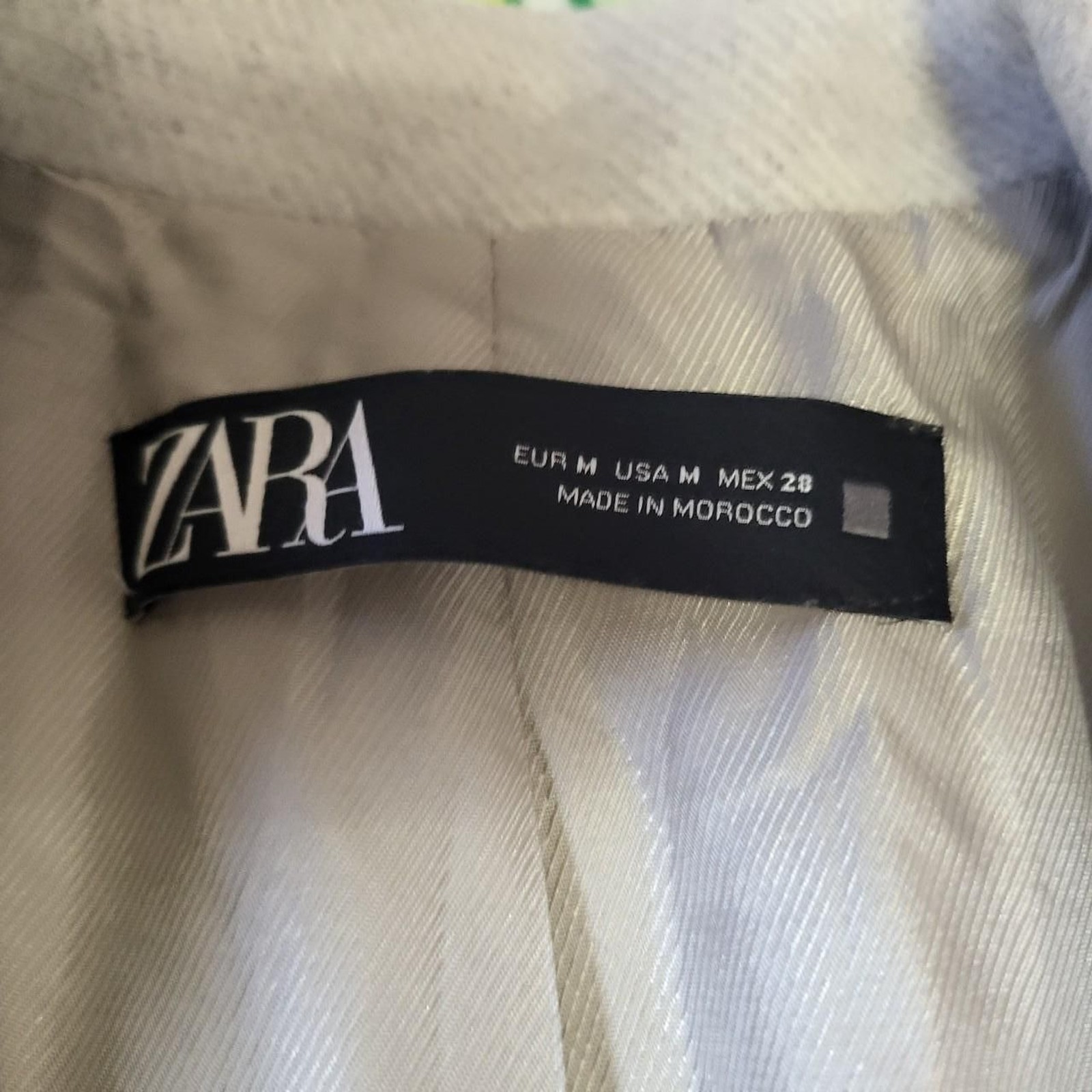 Zara Women’s Tan and Cream Coat