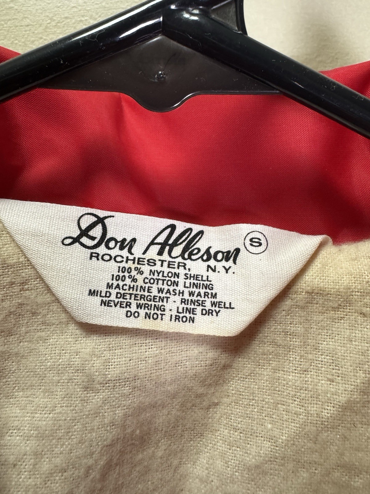 LARGE 70s Vintage Beth Embroidered Name Ed’s Hideaway Coach’s Style Jacket