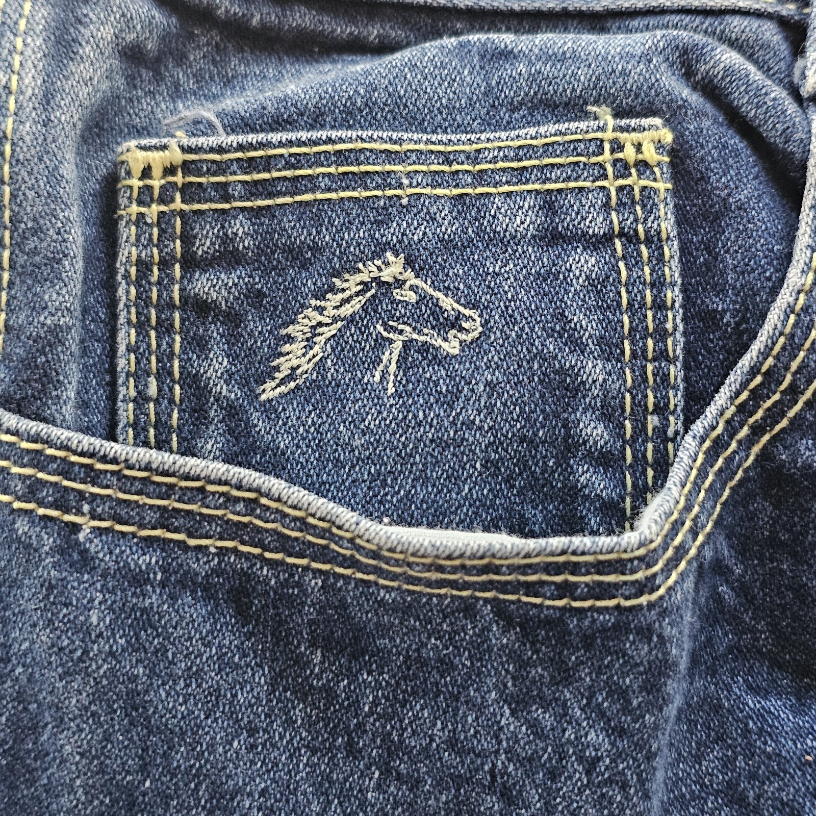 Vintage Jordache Womens Jeans Horse Head 80s RN52992 34/32 Made In USA Cotton