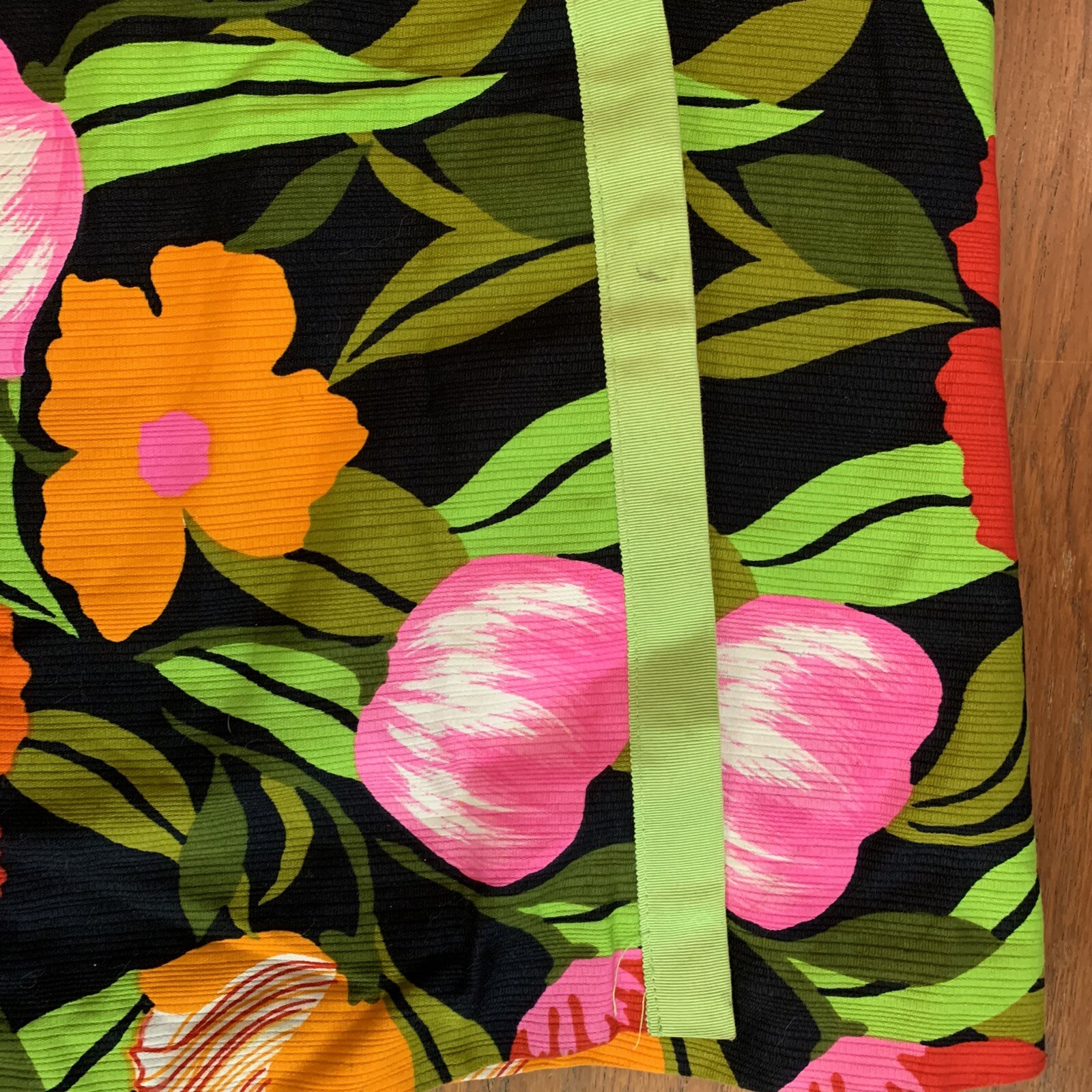 Vintage Floral Maxi Skirt By Malbe 60’s 70’s