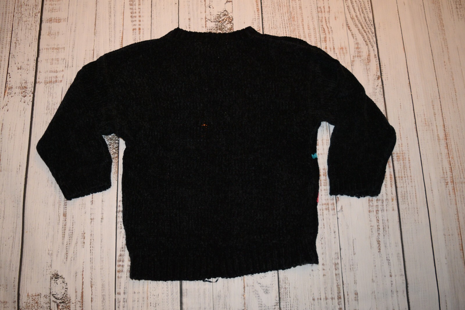 JUST CRISTINA RETRO VTG 1980s ACRYLIC SWEATER KNIT CREWNECK GEOMETRIC MEDIUM M