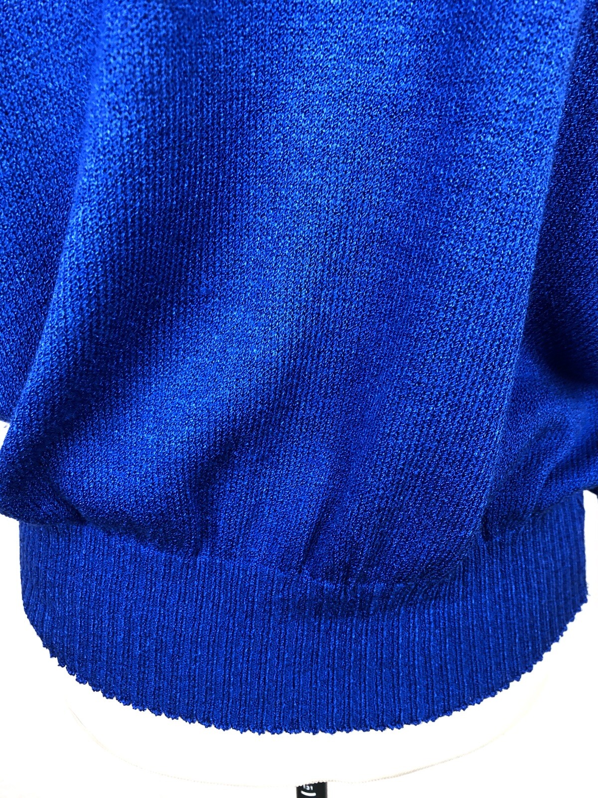 VTG 1980s Sweater Sz 8 Medium Anthony Sicari Bold Colors Flowers Dolman Slv USA