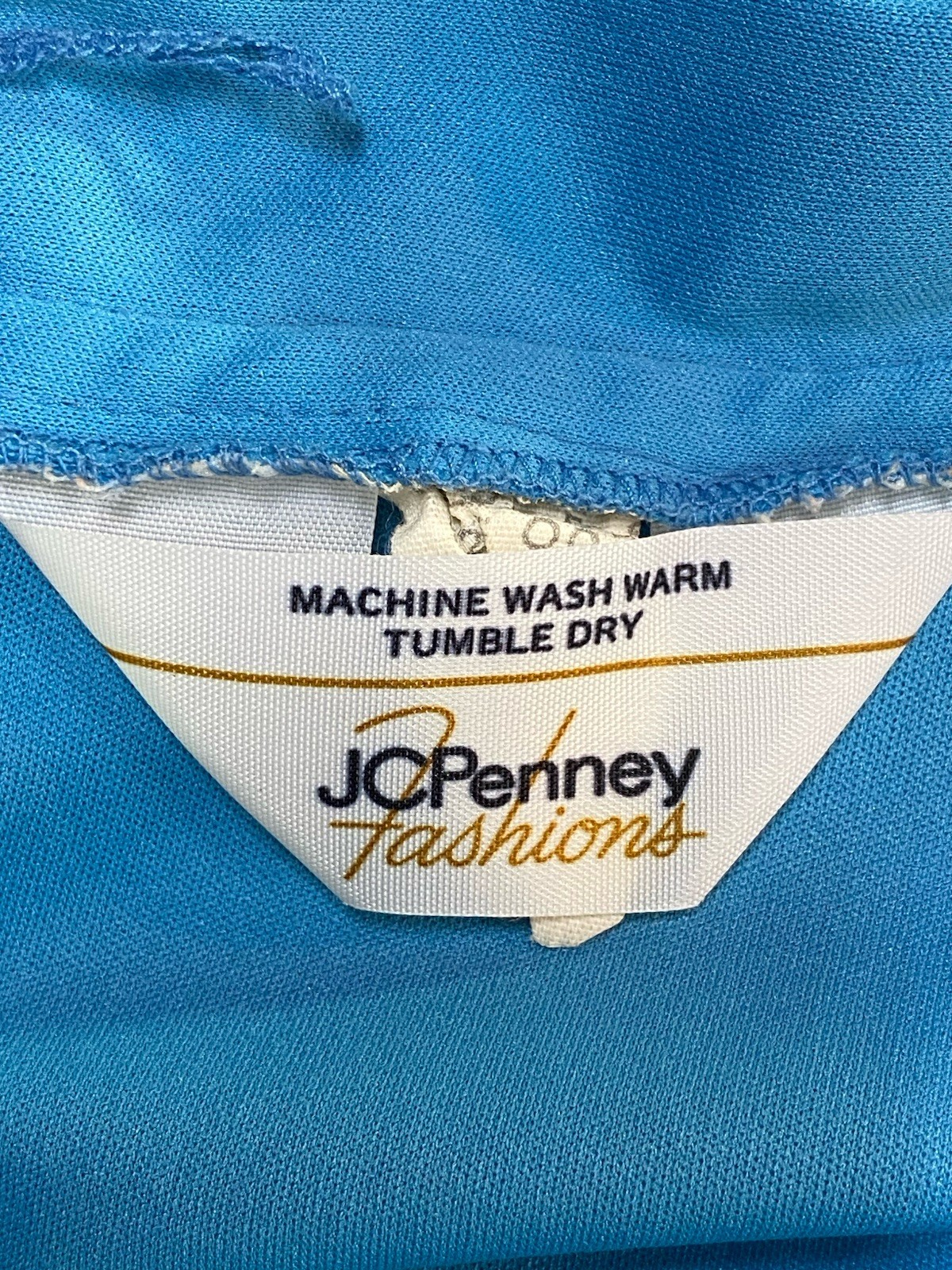 Vintage JCPenney Fashion Cocktail Dress Size 16 T Faux Wrap Slinky Going Out 80s