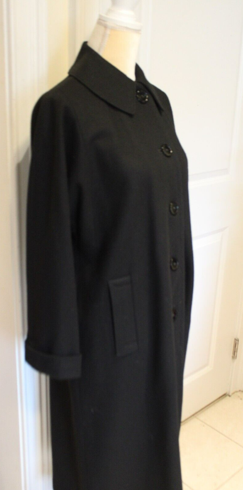 VTG 70s Weatherbee Water Resistant -US Sz 12? -Flannel Overcoat (Wool Blend?)