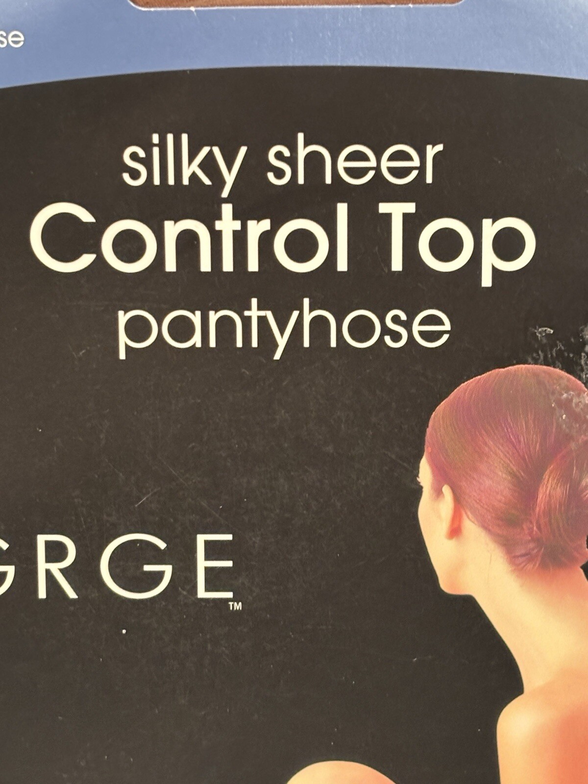 Pantyhose Control Top Silky Sheer Size Plus Suntan Sandalfoot George NEW