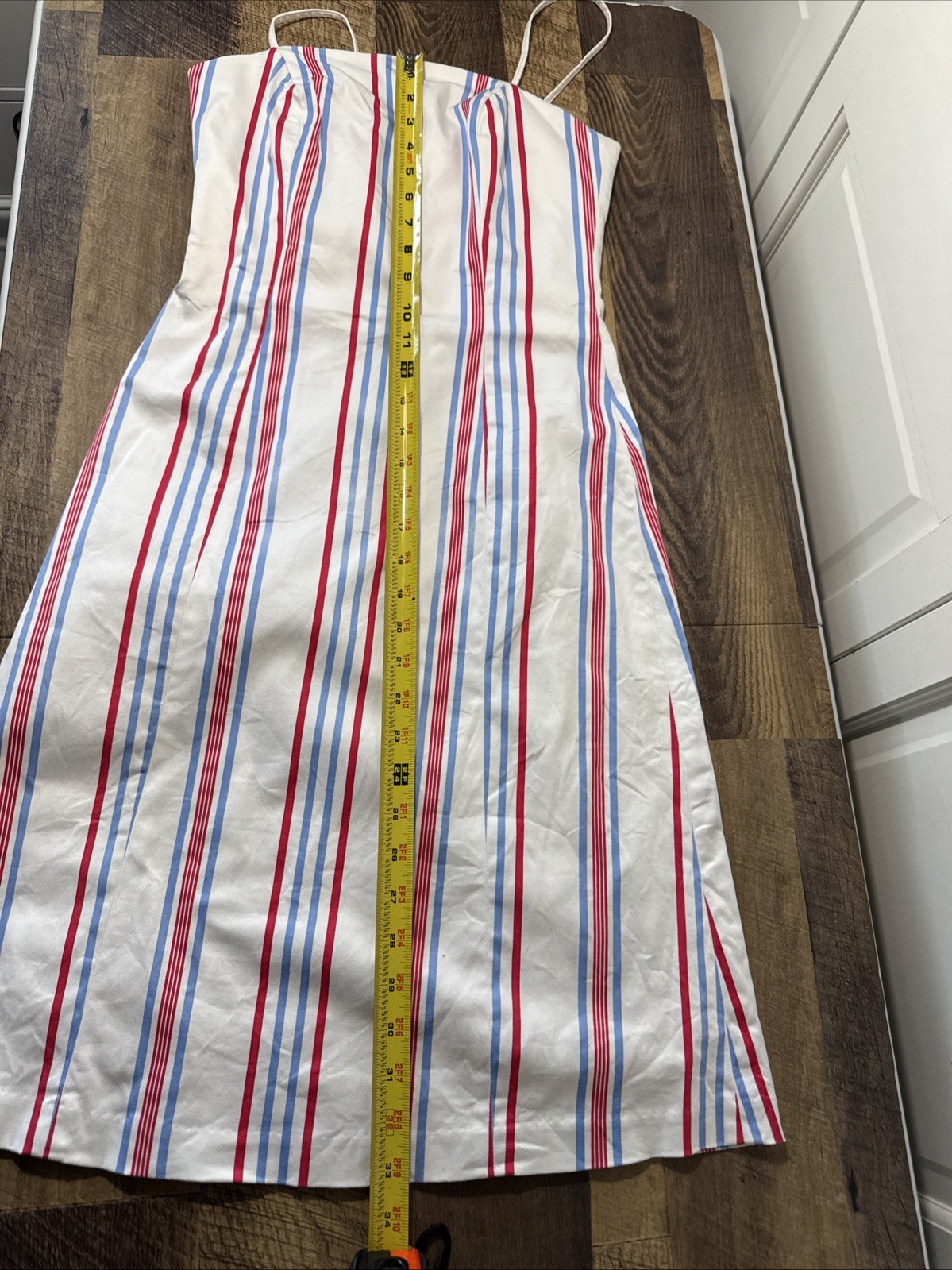 Vintage Melanie Apple Nautical Sundress Sleeveless Form Fitting Sheath Dress Sz2