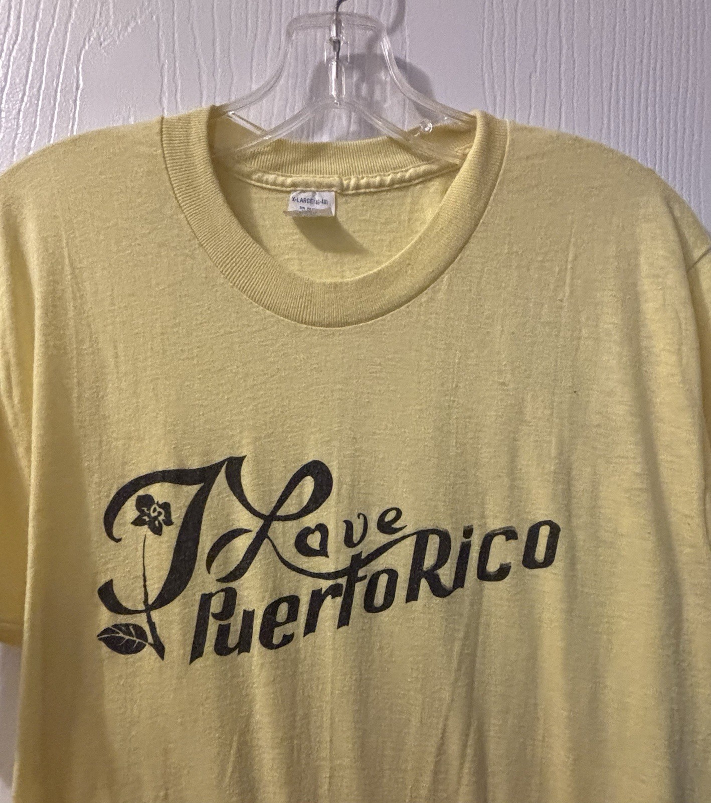 TRUE VINTAGE PUERTO RICO SHIRT SPANISH LATINA 80’s 90’s RETRO TEE