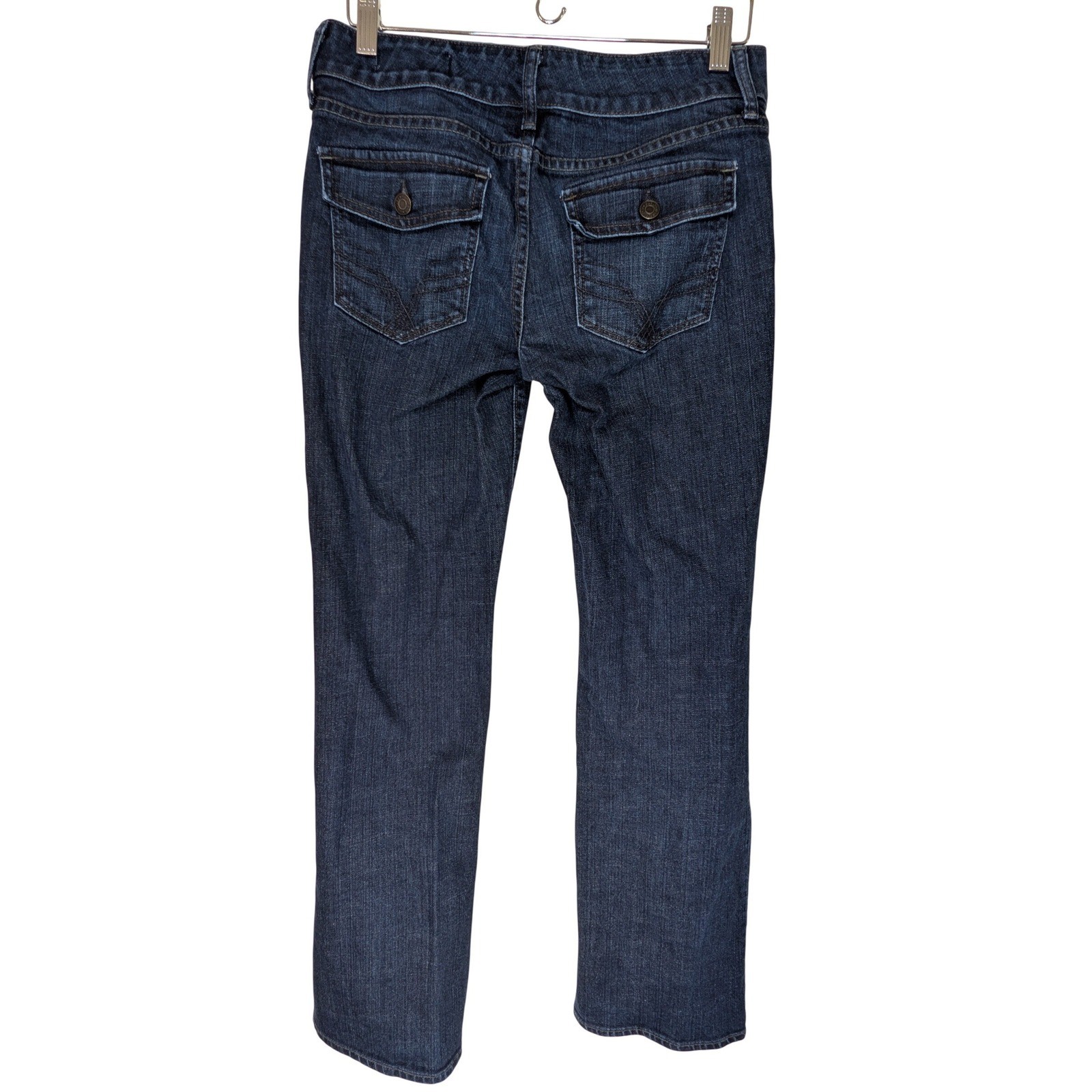 Vintage GAP Low Rise Curvy Bootcut Flare Jeans Womens 6L Blue Y2K Stretch Denim