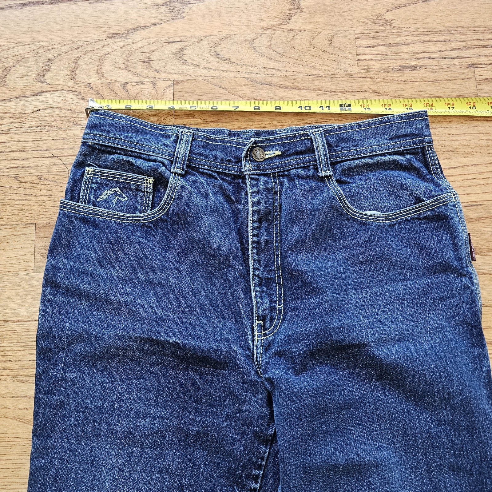 Vintage Jordache Womens Jeans Horse Head 80s RN52992 34/32 Made In USA Cotton