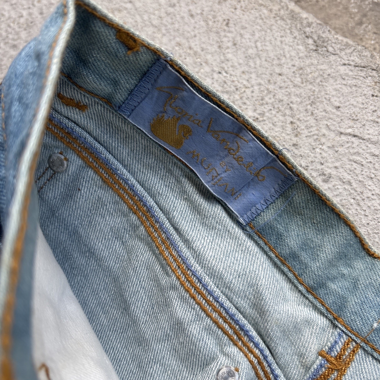 Lot Of 2 70s Deadstock Gloria Vanderbilt Murjani Jeans Womens Denim 10 Vintage