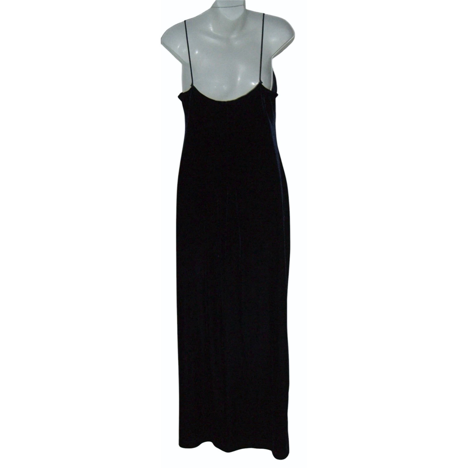 Steppin Out Vtg 90’s Crushed Velvet Navy Blue Whimsigoth Fairy Grunge Goth y2k